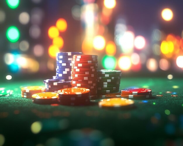 Sic Bo betting layout with dice outcomes and payout zones displayed on live table